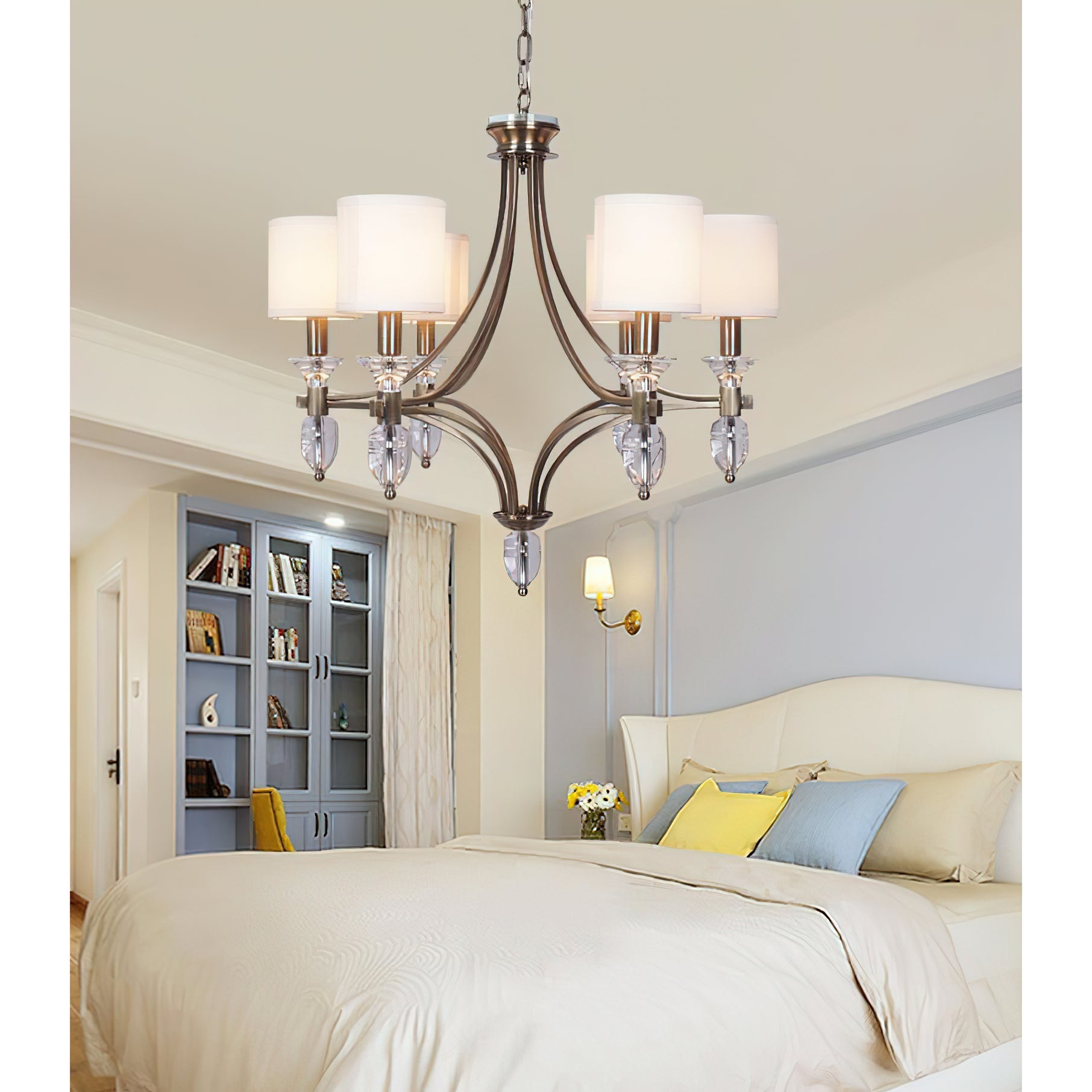 Rift Vintage Luxury Glass Metal Chandelier - Lamp Copper