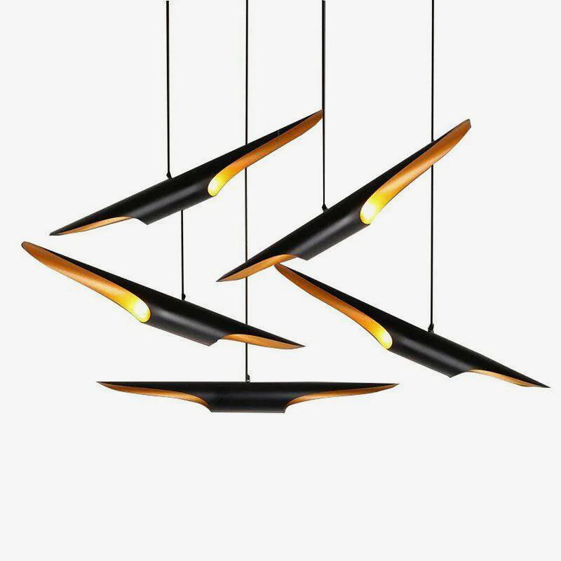 Coltrane Pipe Pendant Lights - Blowlighting