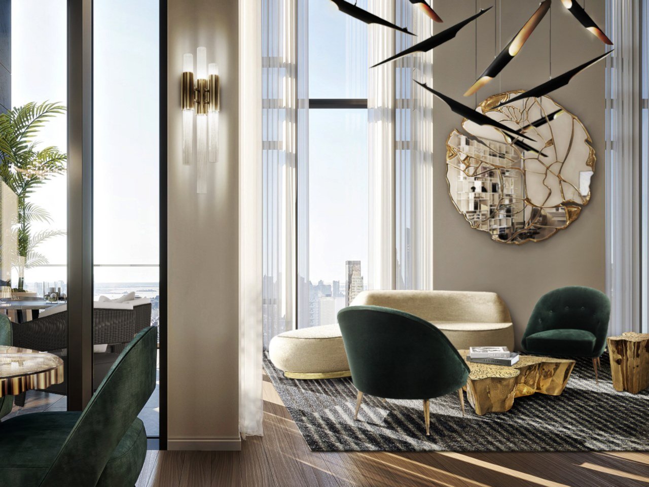 Coltrane Pipe Pendant Lights - Blowlighting