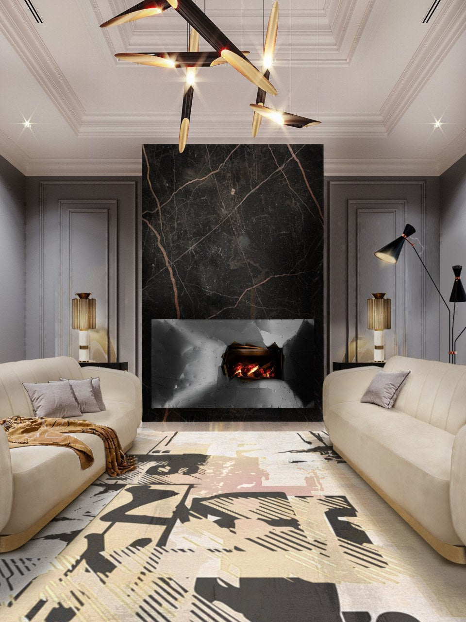 Coltrane Pipe Pendant Lights - Blowlighting