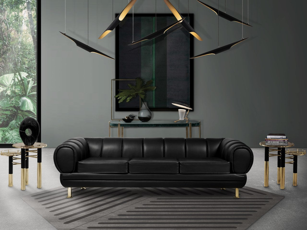 Coltrane Pipe Pendant Lights - Blowlighting