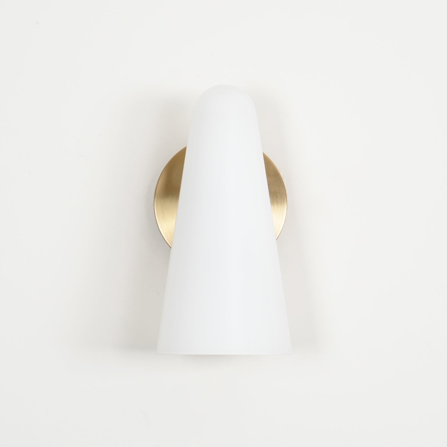 Yoke Modern Minimalist Metal Glass Wall Lamp - Lamp Copper
