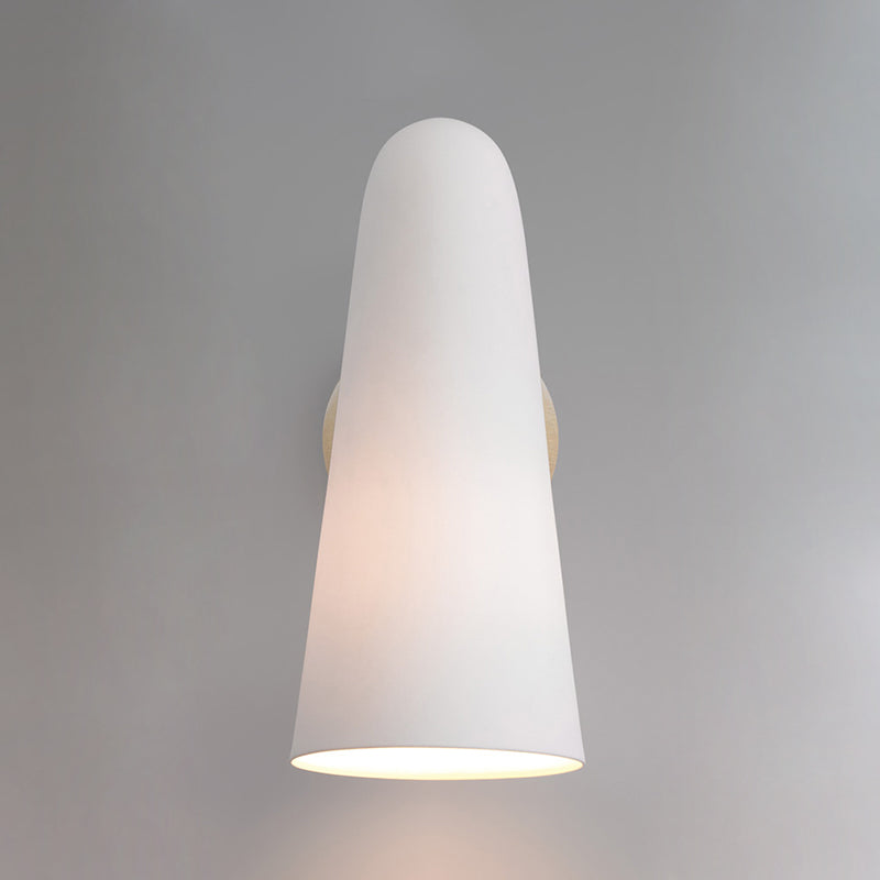 Yoke Modern Minimalist Metal Glass Wall Lamp - Lamp Copper