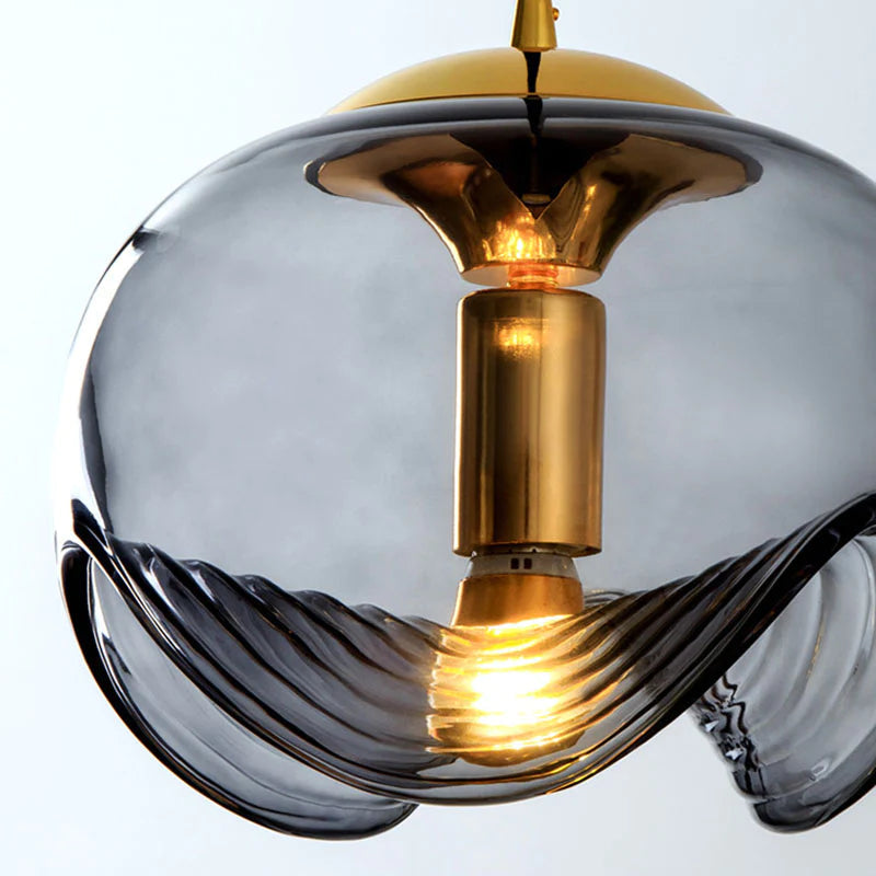 Valentina Design LED Globe Suspension Verre Chambre À Coucher