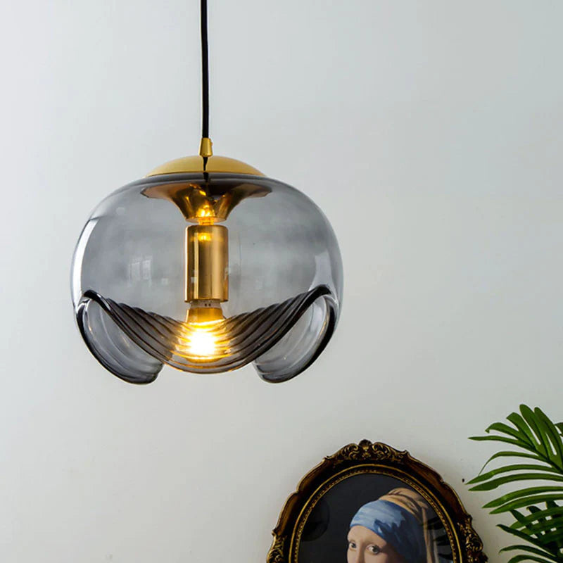 Valentina Design LED Globe Suspension Verre Chambre À Coucher