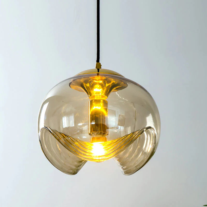Valentina Design LED Globe Suspension Verre Chambre À Coucher