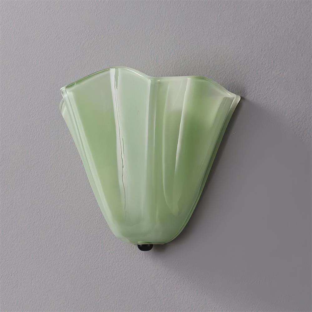 Corala Wall Lamp Fan-Shaped Pastel Glass - Letslighting