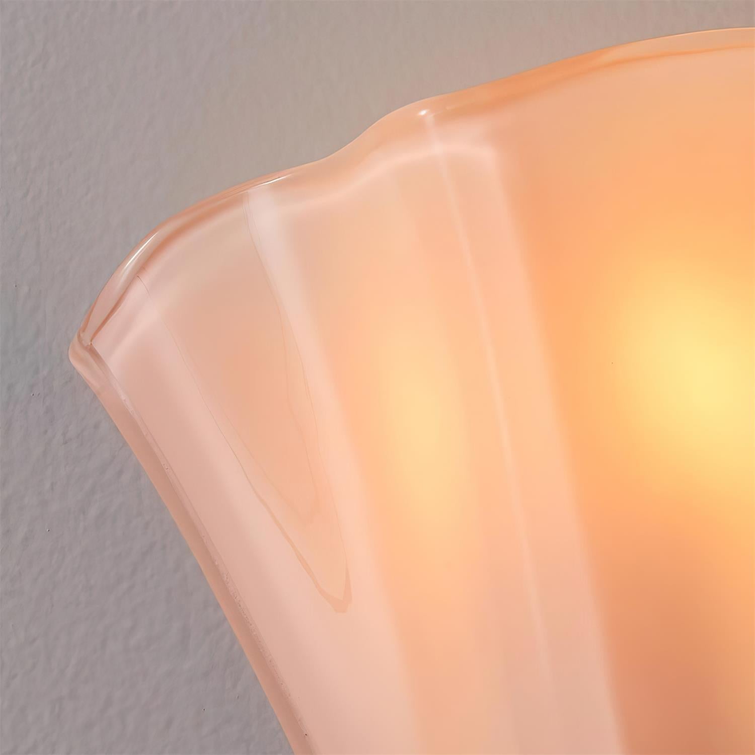 Corala Wall Lamp Fan-Shaped Pastel Glass - Letslighting