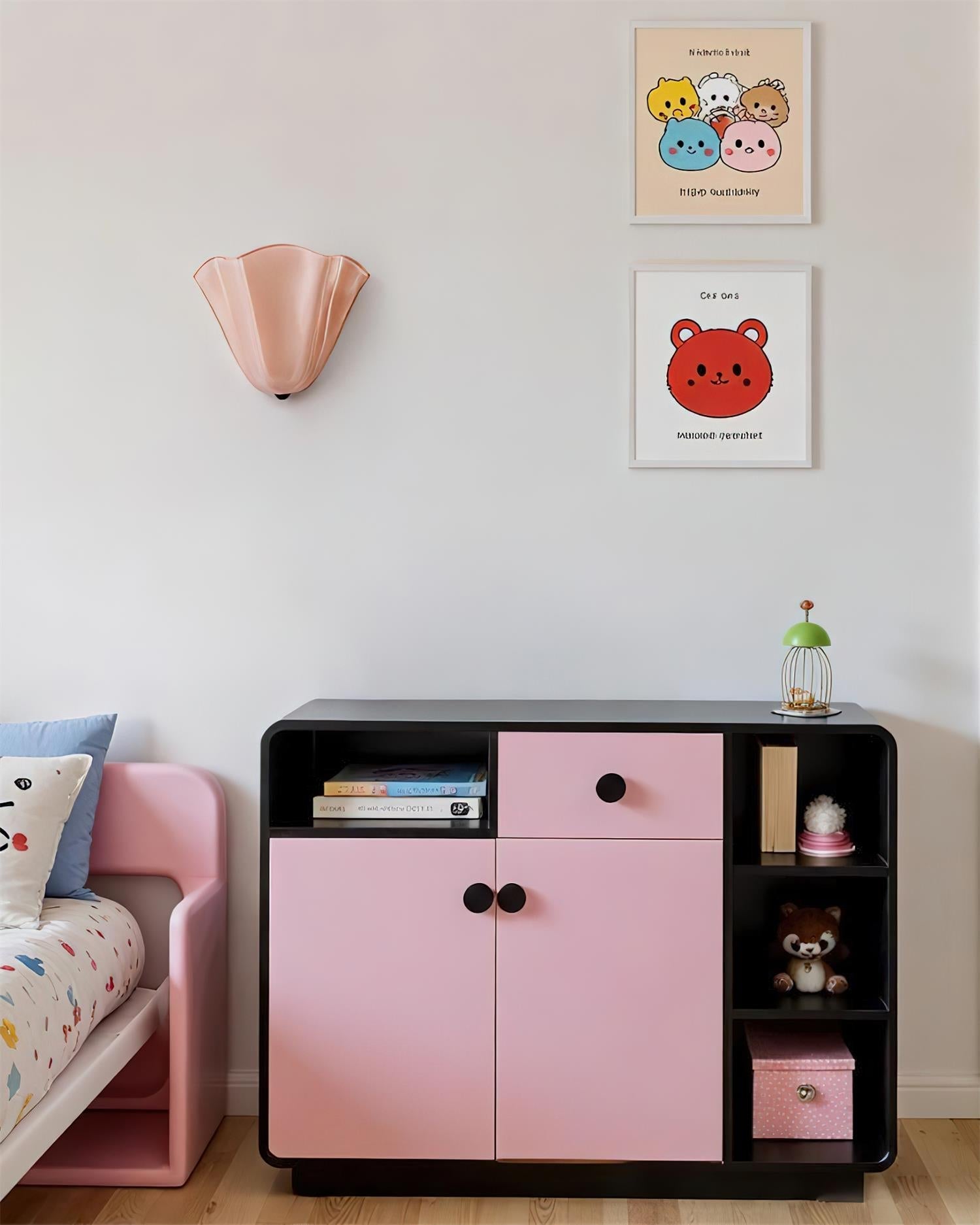 Corala Wall Lamp Fan-Shaped Pastel Glass - Letslighting