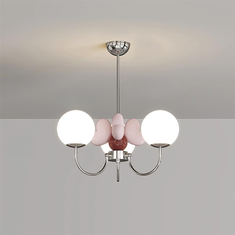 Nica Chandelier Elegant Cream Simplicity - Letslighting