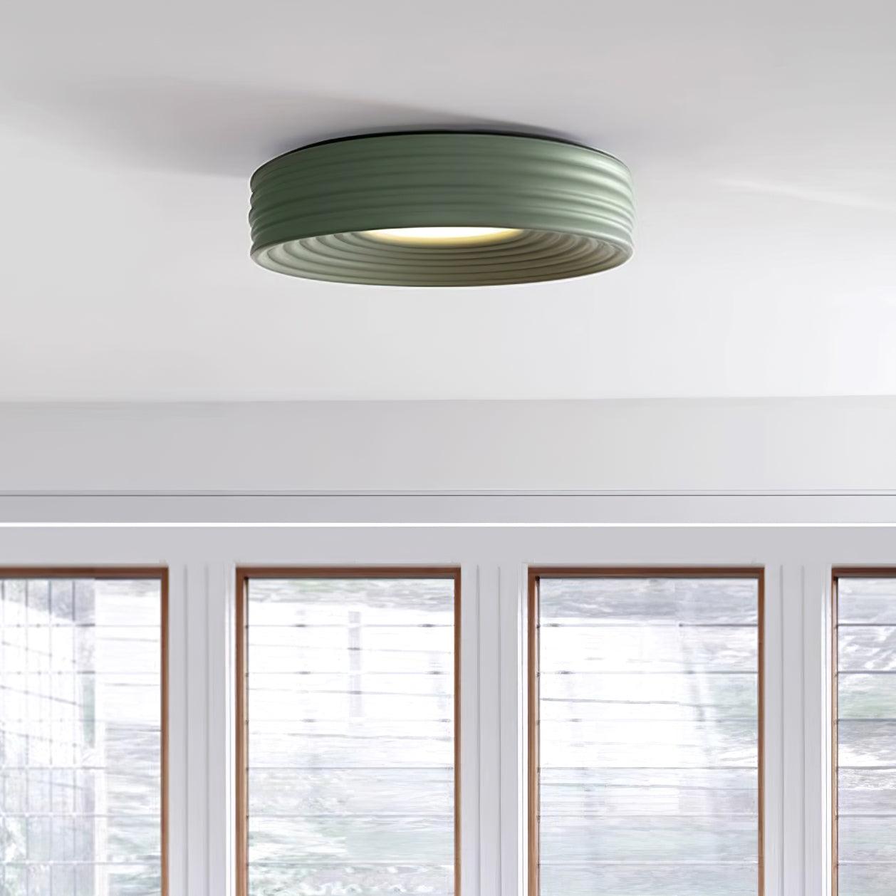 Ceiling Light Ribbed Acrylic Canopy Textured Fixture - Letslighting