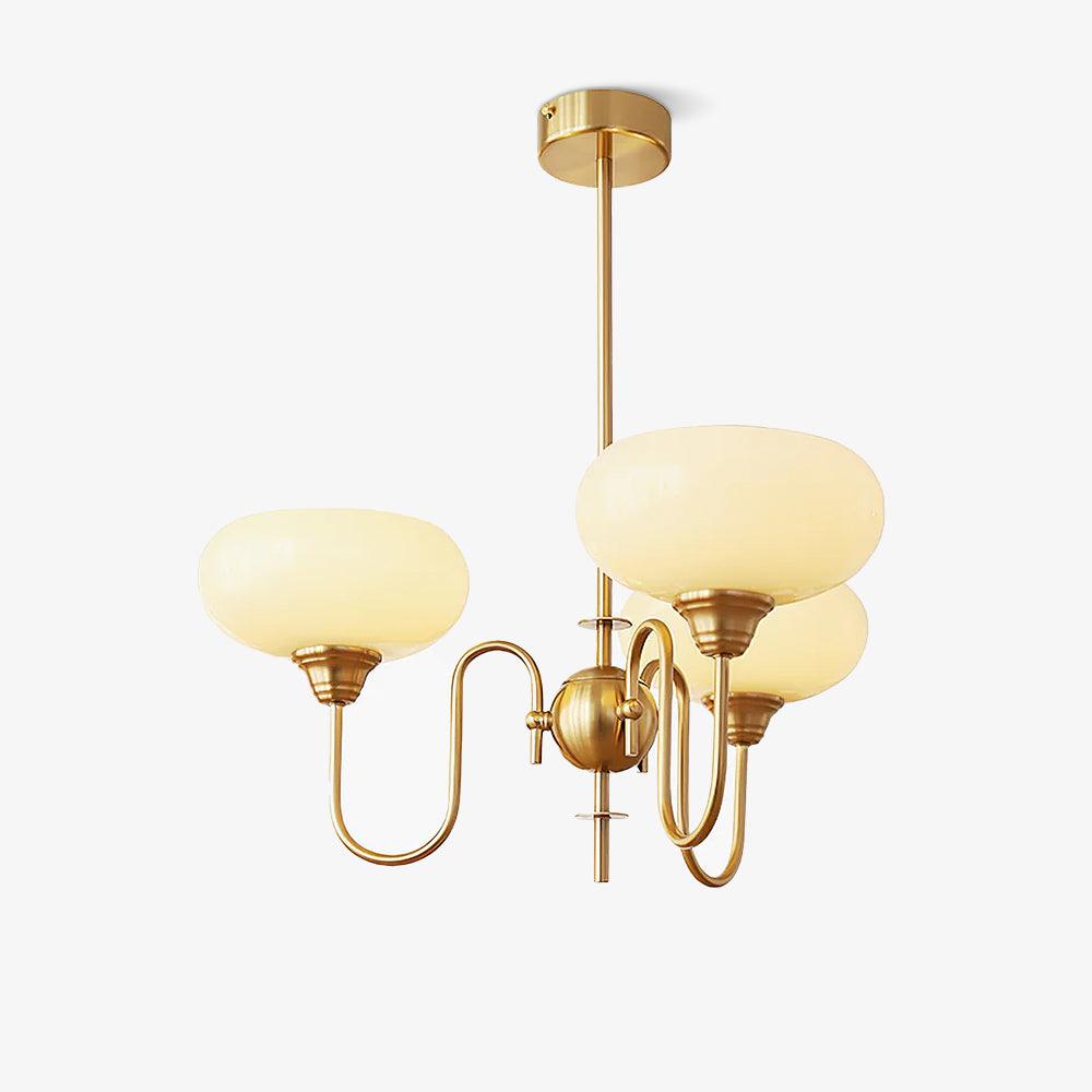 Creamy Persimmon Chandelier - Blowlighting