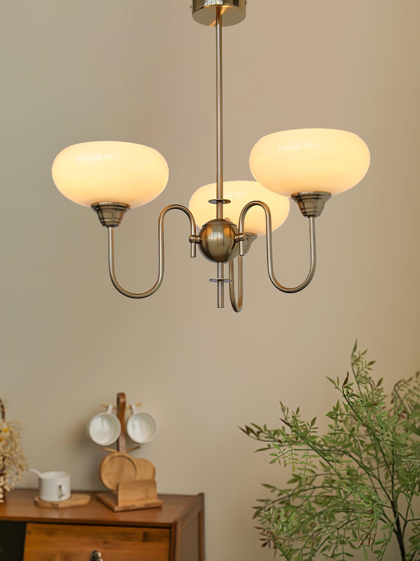 Creamy Persimmon Chandelier - Blowlighting