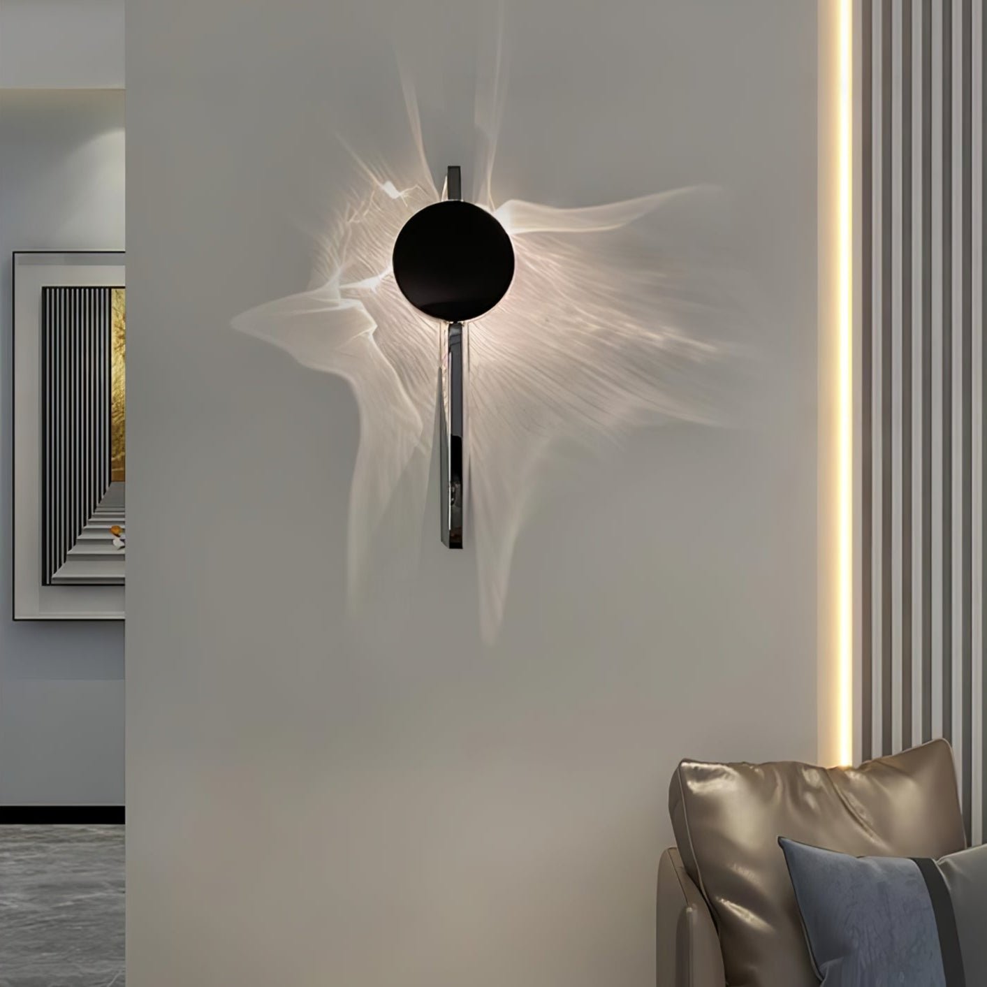 Creative Light And Shadow Wall Lamp - Blowlighting