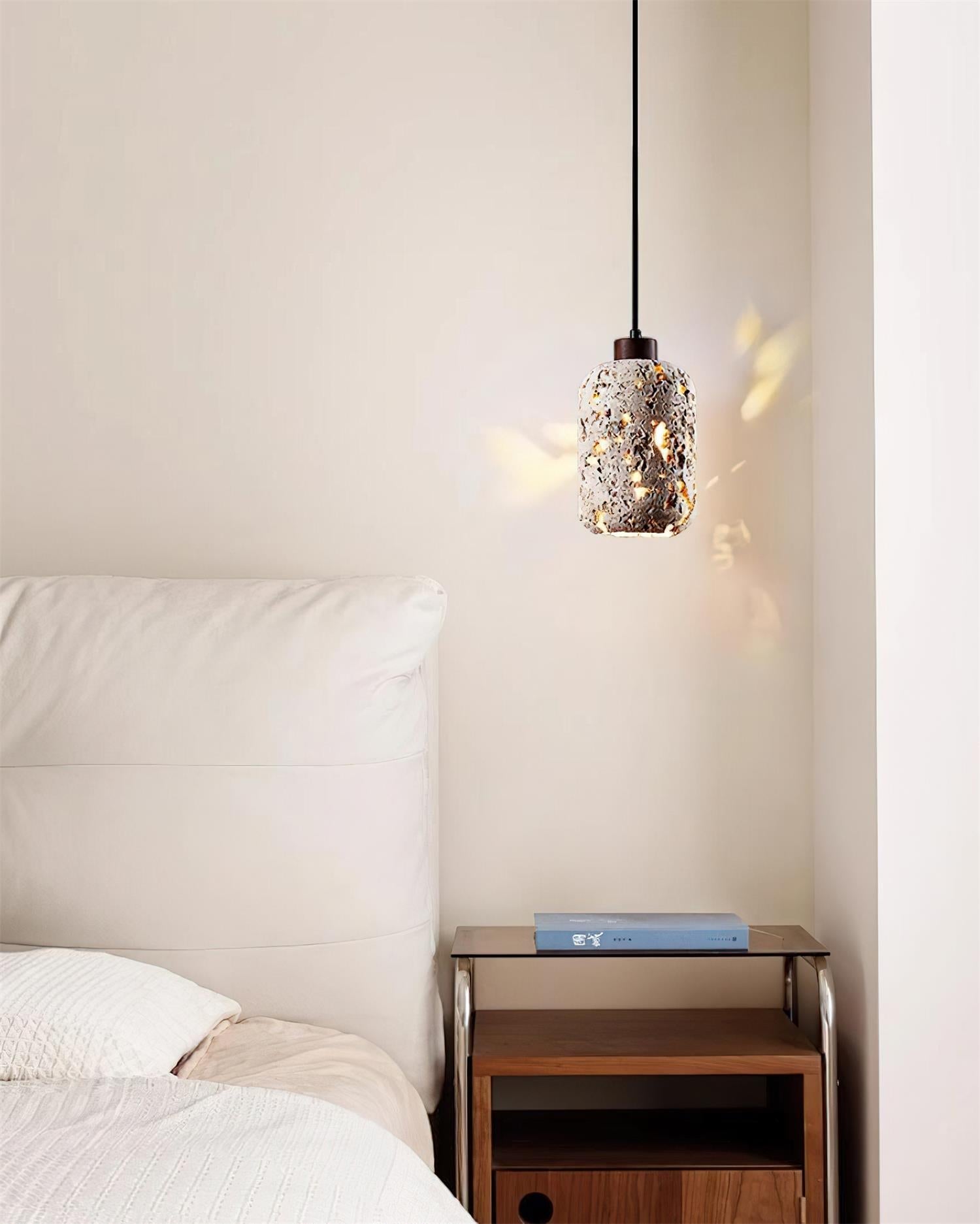 Eryno Concrete Travertine Pendant Lamp - Letslighting