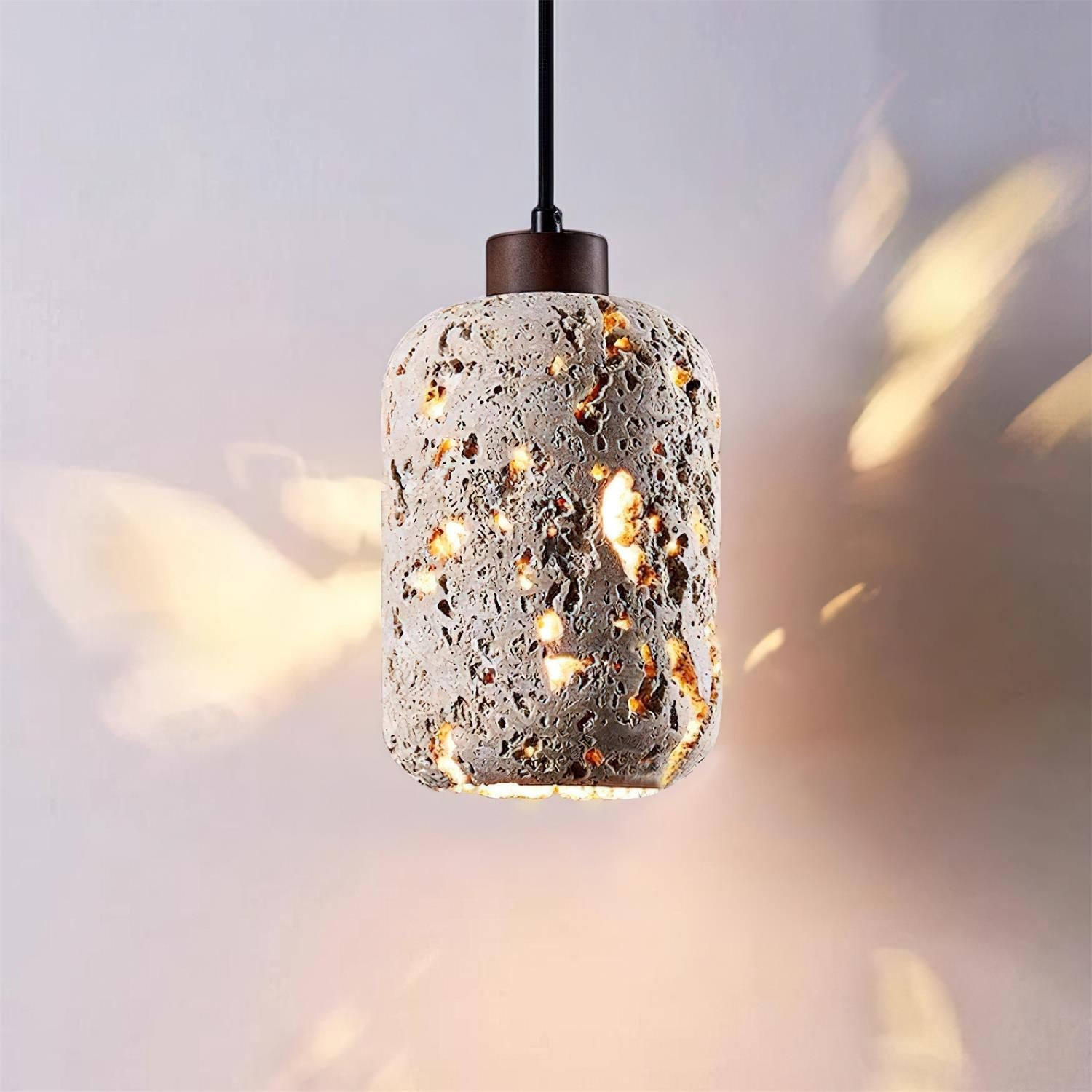 Eryno Concrete Travertine Pendant Lamp - Letslighting