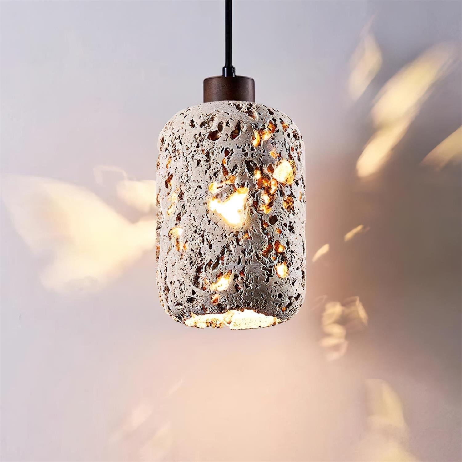 Eryno Concrete Travertine Pendant Lamp - Letslighting
