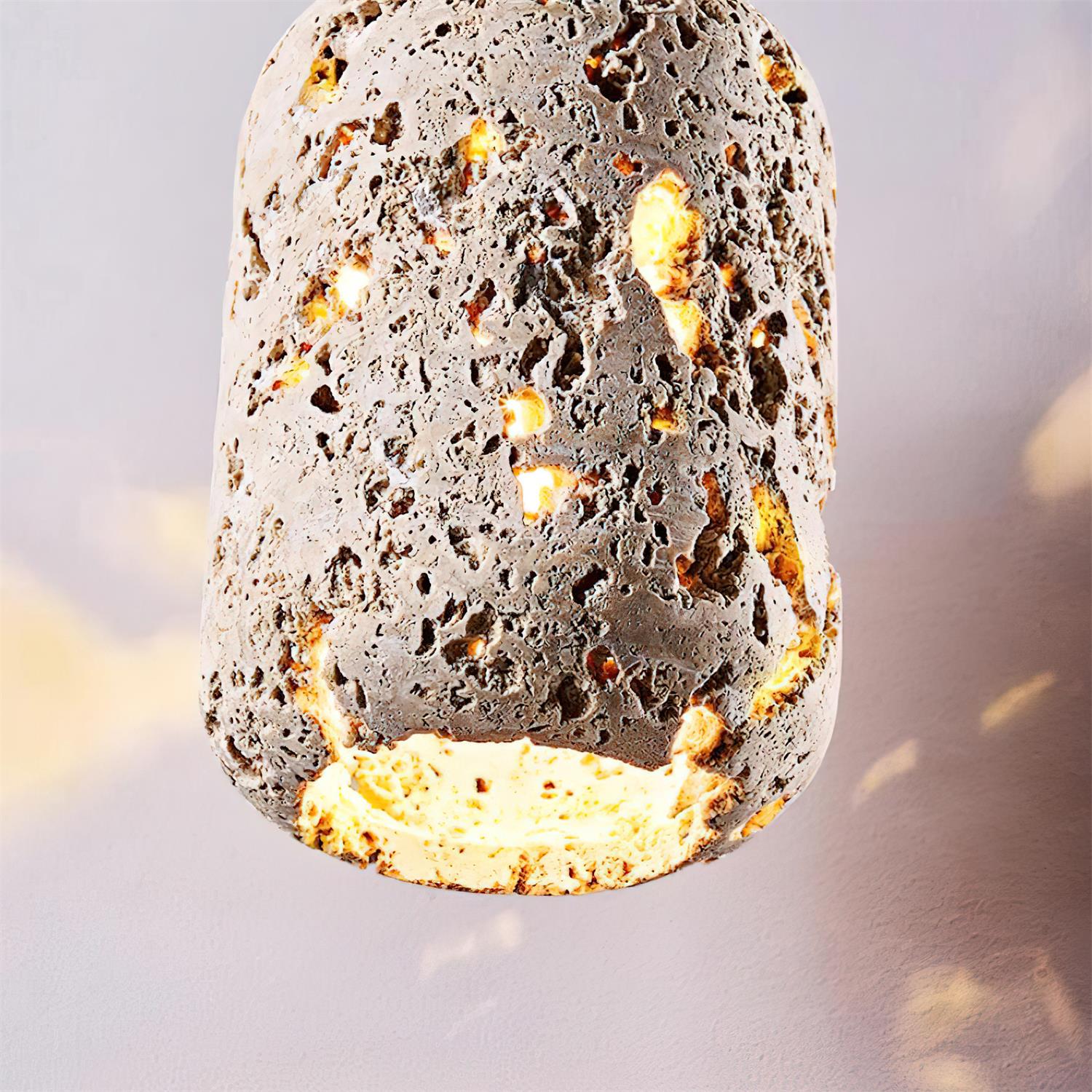 Eryno Concrete Travertine Pendant Lamp - Letslighting