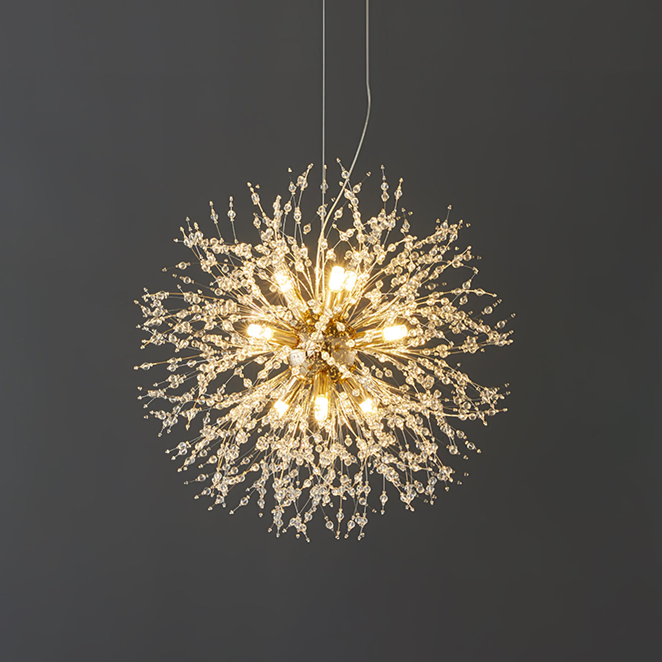 Crystal Dandelion Chandelier - Blowlighting