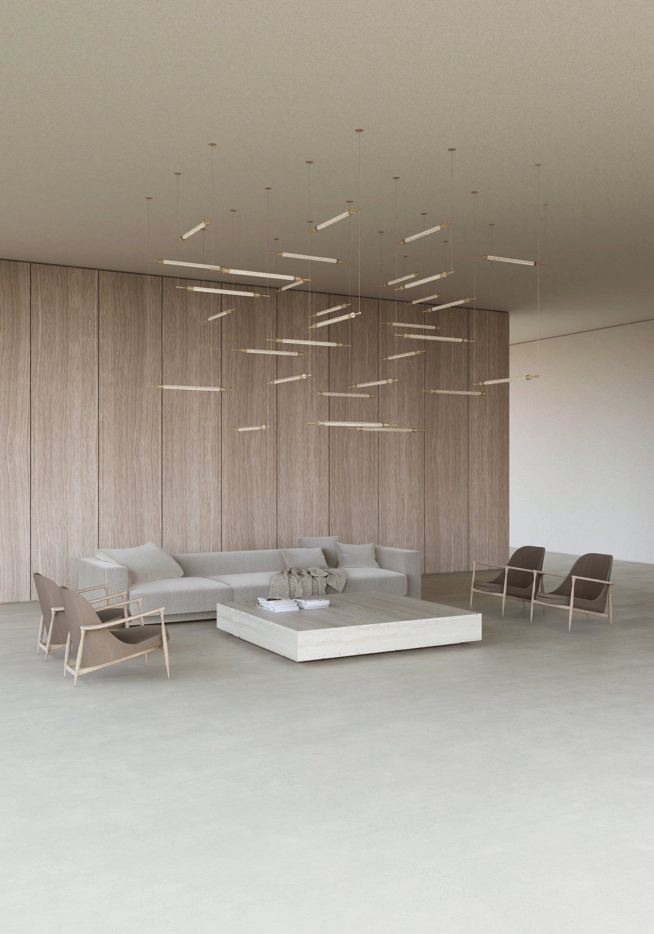 Photon Lustre Personnalisé en Grille de Cristal