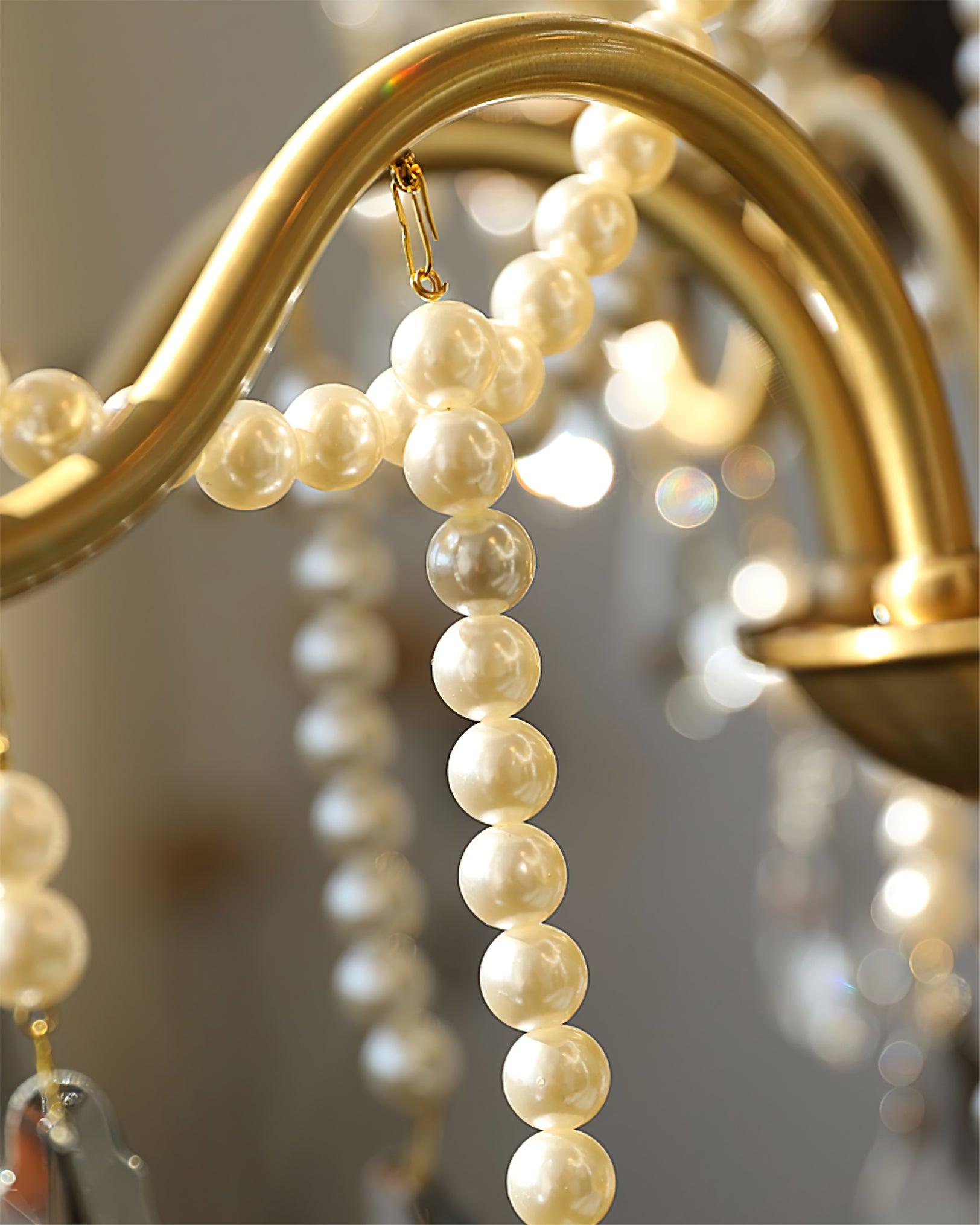 Crystal Pearl Chandelier - Blowlighting