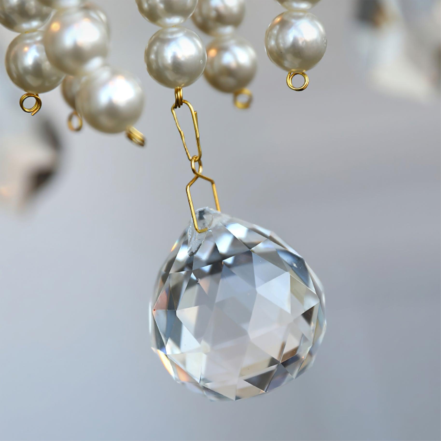 Crystal Pearl Chandelier - Blowlighting