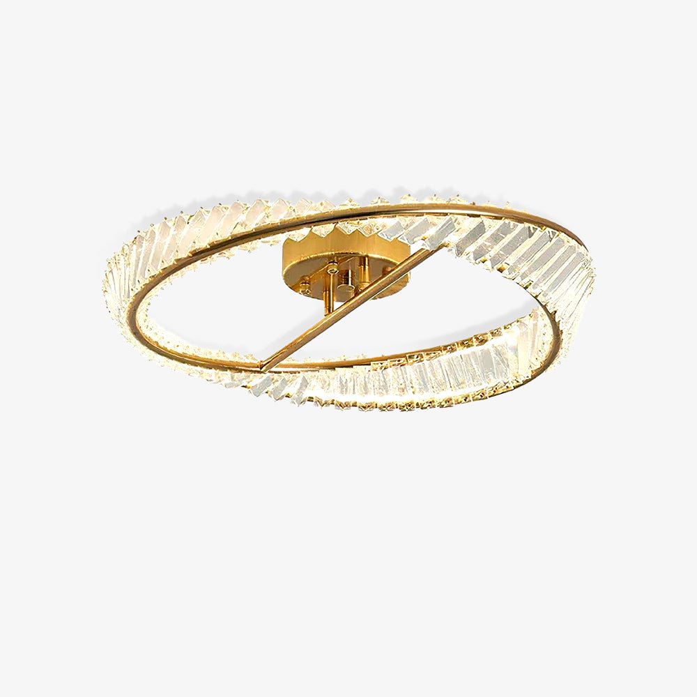 Crystal Rings Ceiling Lamp - Blowlighting