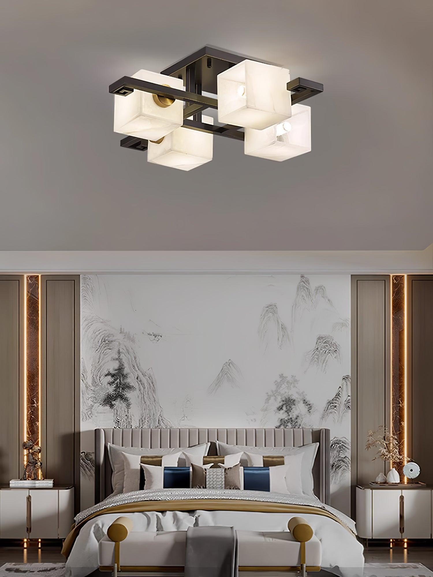 Kaelen Alabaster Ceiling Light - Letslighting