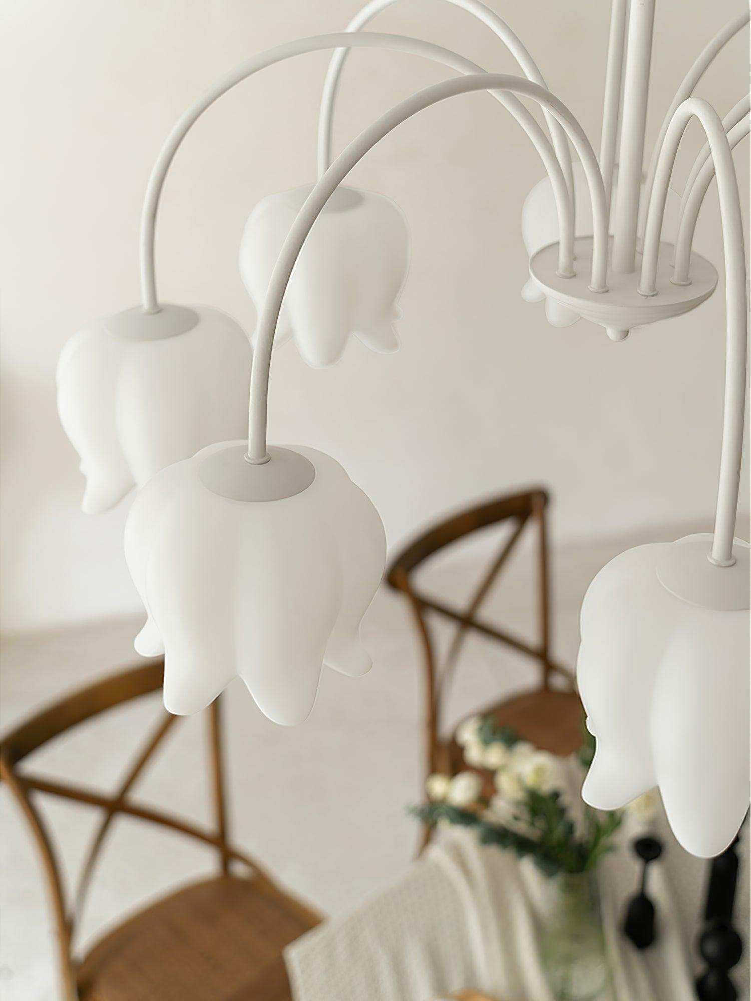 Curved Arm Bell Chandelier - Blowlighting