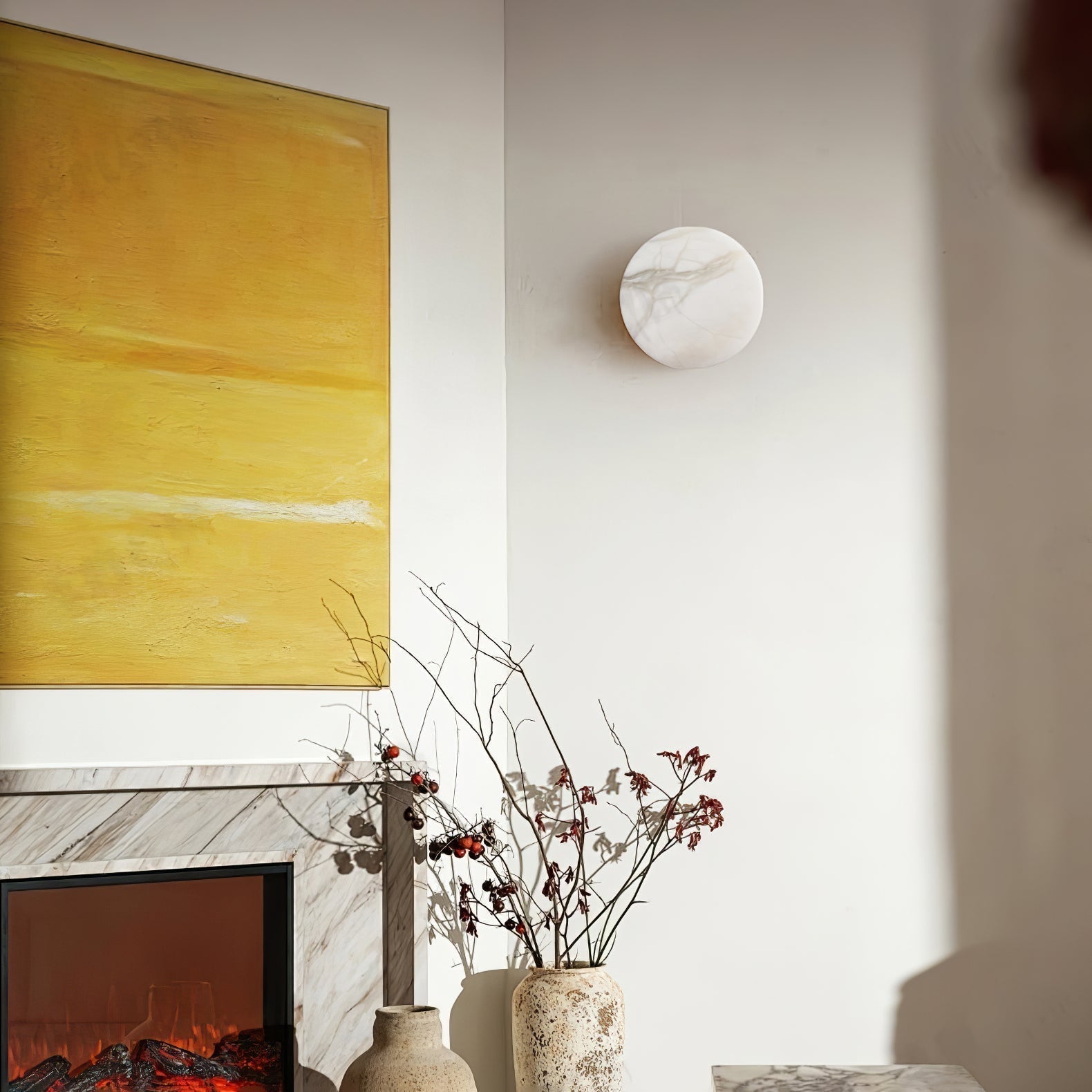 Olzorira Alabaster Wall Light - Letslighting