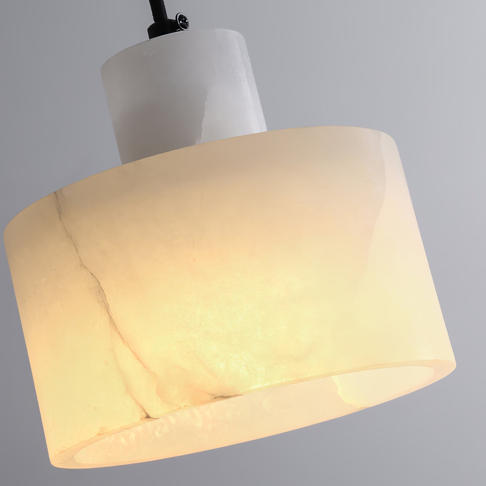 Alabaster Pendant Lgiht Dual Cylindrical - Letslighting