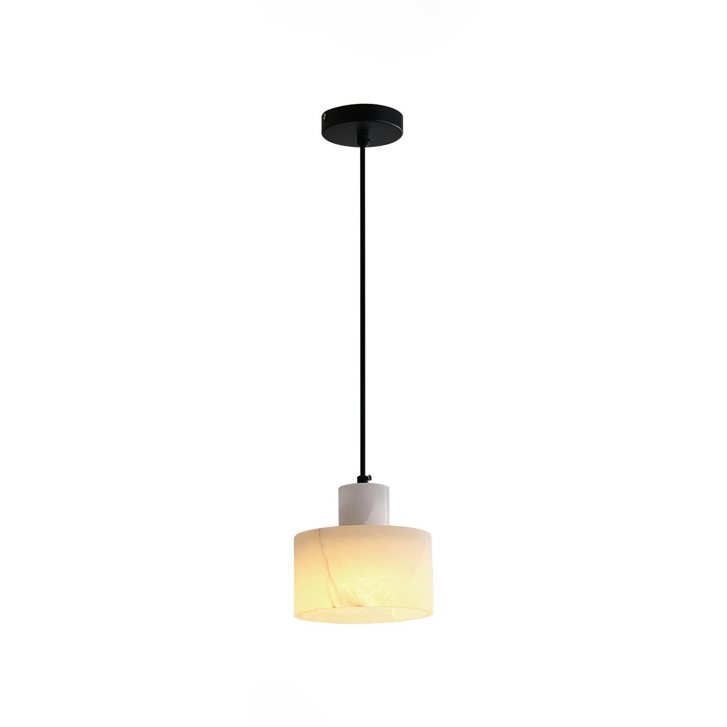 Alabaster Pendant Lgiht Dual Cylindrical - Letslighting