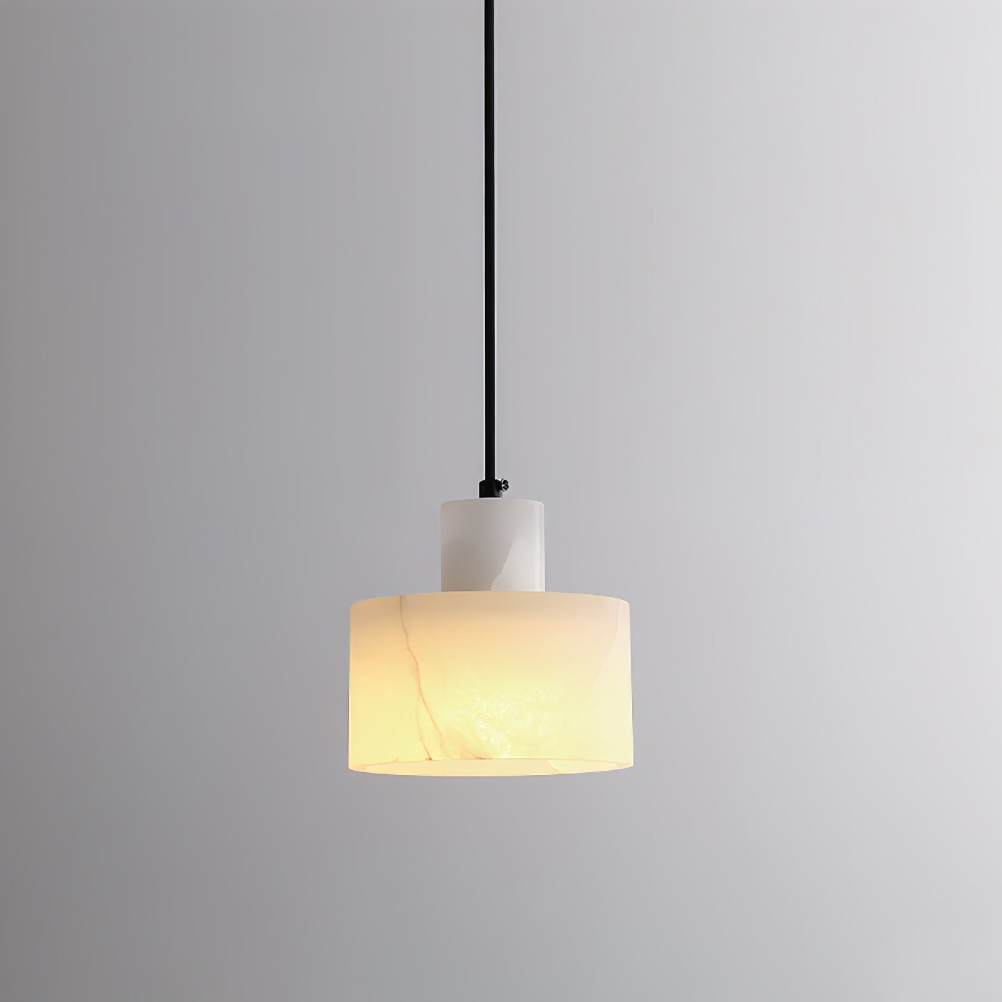 Alabaster Pendant Lgiht Dual Cylindrical - Letslighting