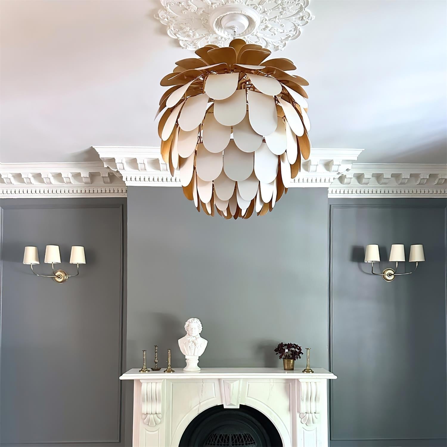 Cynara Chandelier Layered Petals - Letslighting