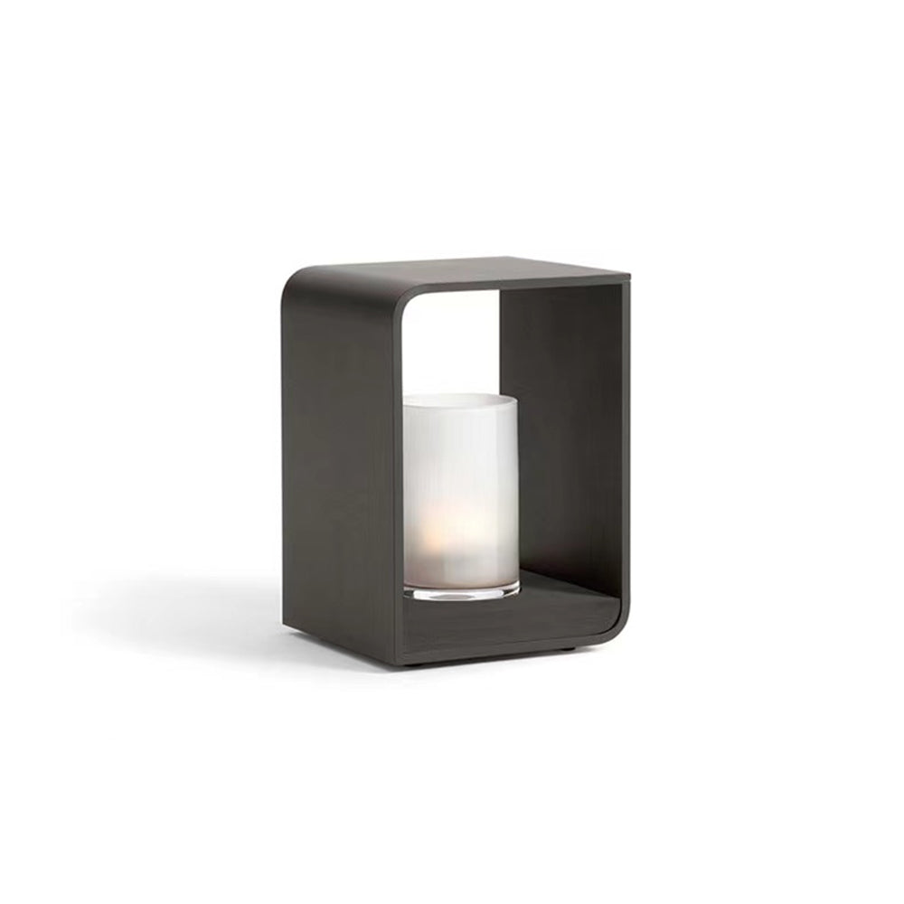 Ray Lampadaire Solaire Bougie Moderne, Métal, Noir, Allée
