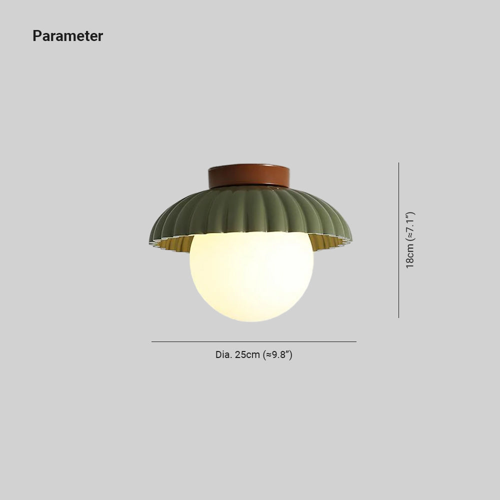 Scallop Glow Flush Mount Ceiling Light - Letslighting