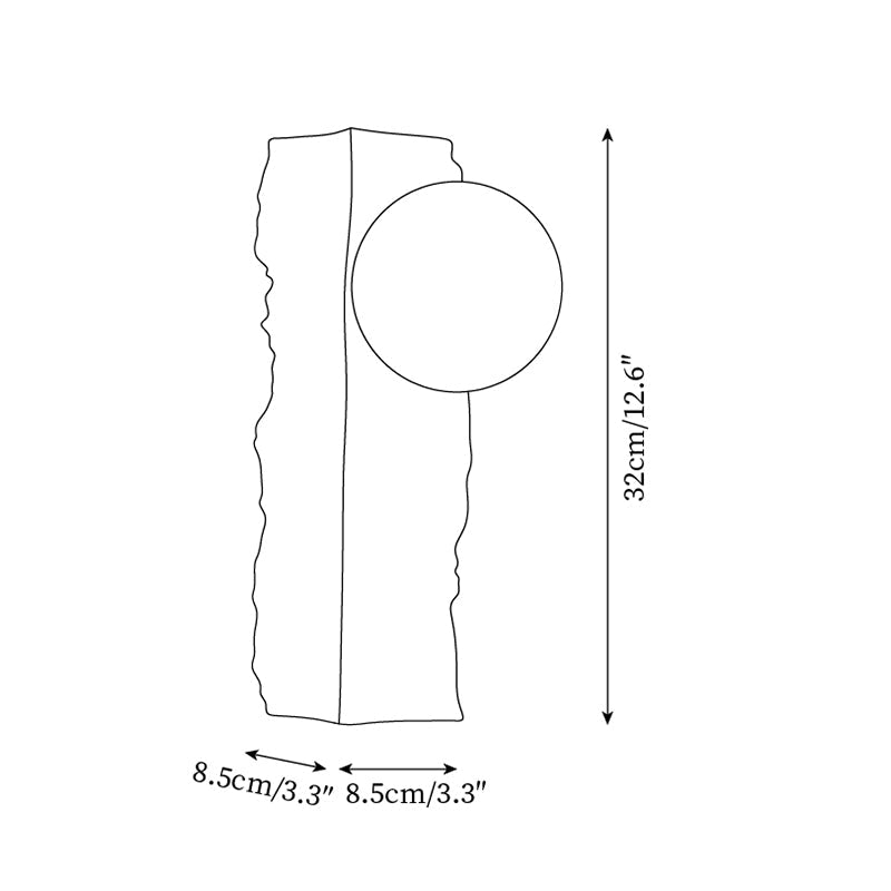 Obrio Travertine Wall Lamp - Letslighting