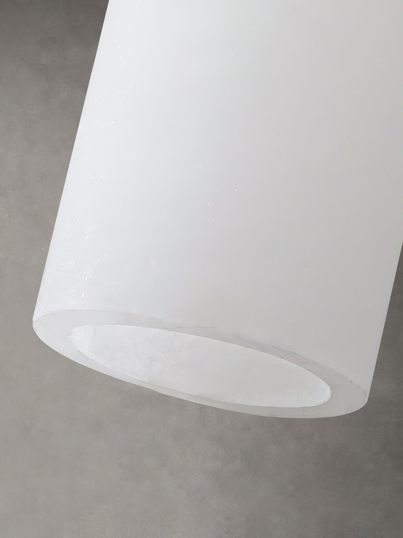 Quiver Modern Minimalist Brass Alabaster Pendant Light - Lamp Copper
