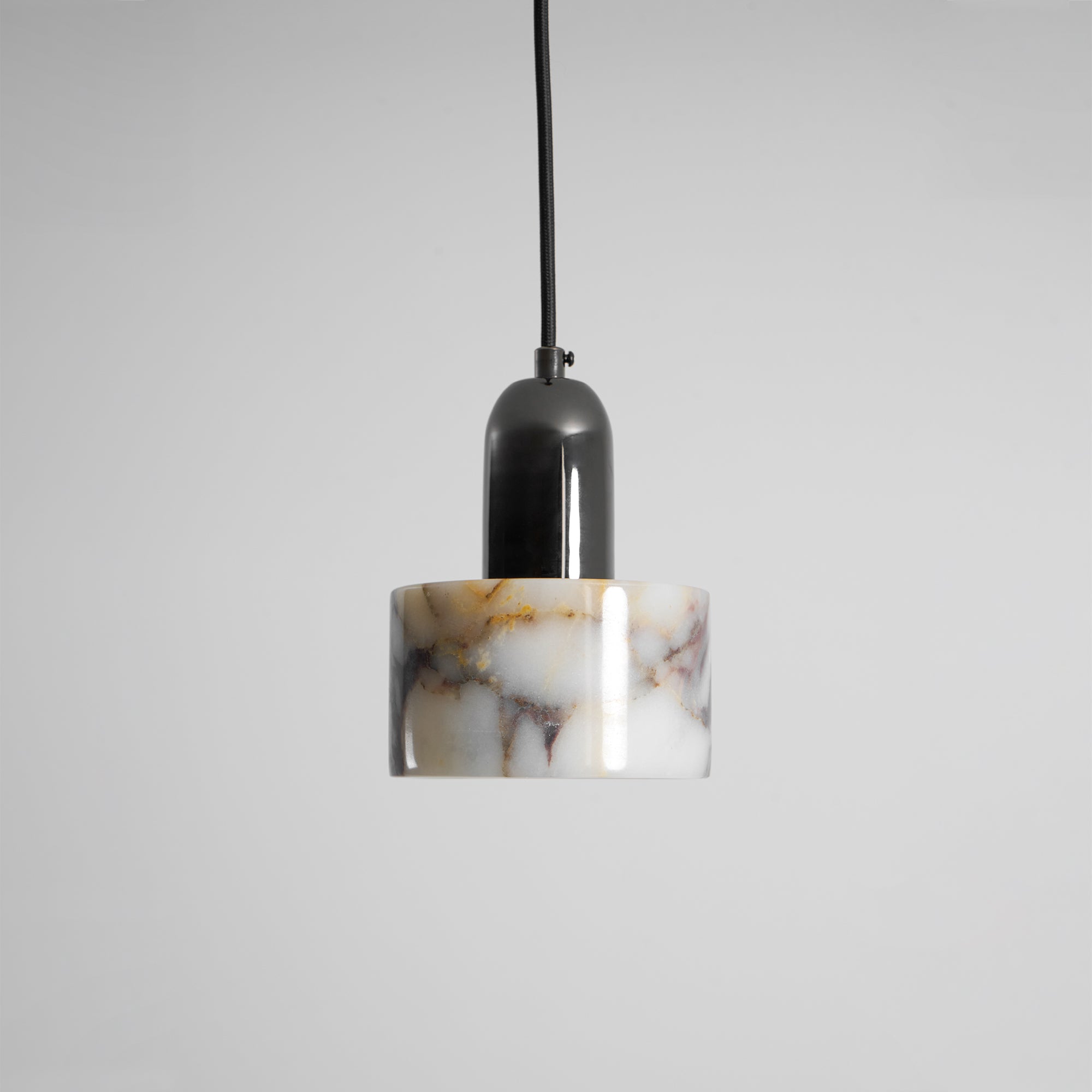Flair Modern Minimalist Marble Metal Pendant Lamp - Lamp Copper