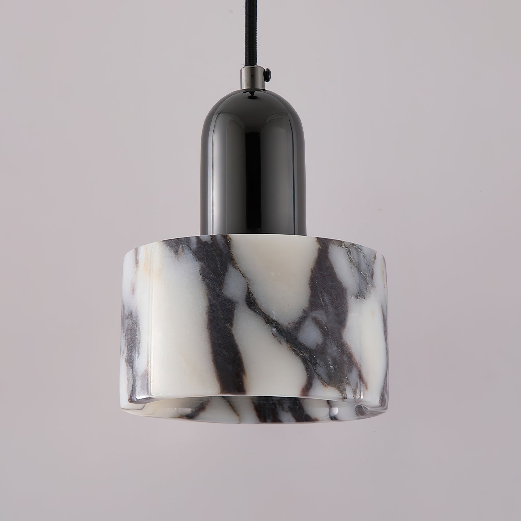 Flair Modern Minimalist Marble Metal Pendant Lamp - Lamp Copper
