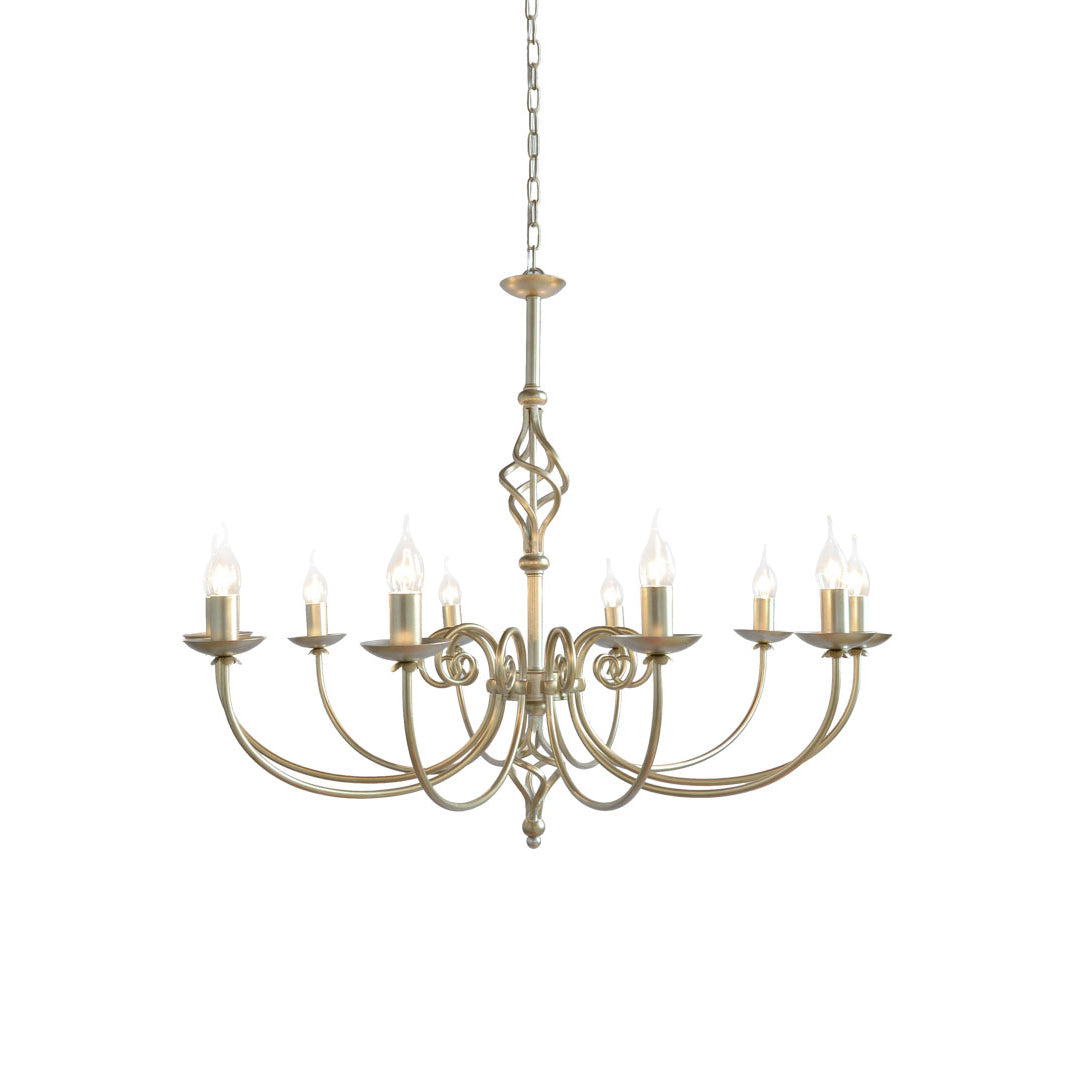 Grace Postmodern Luxury Brass Metal Chandelier - Lamp Copper