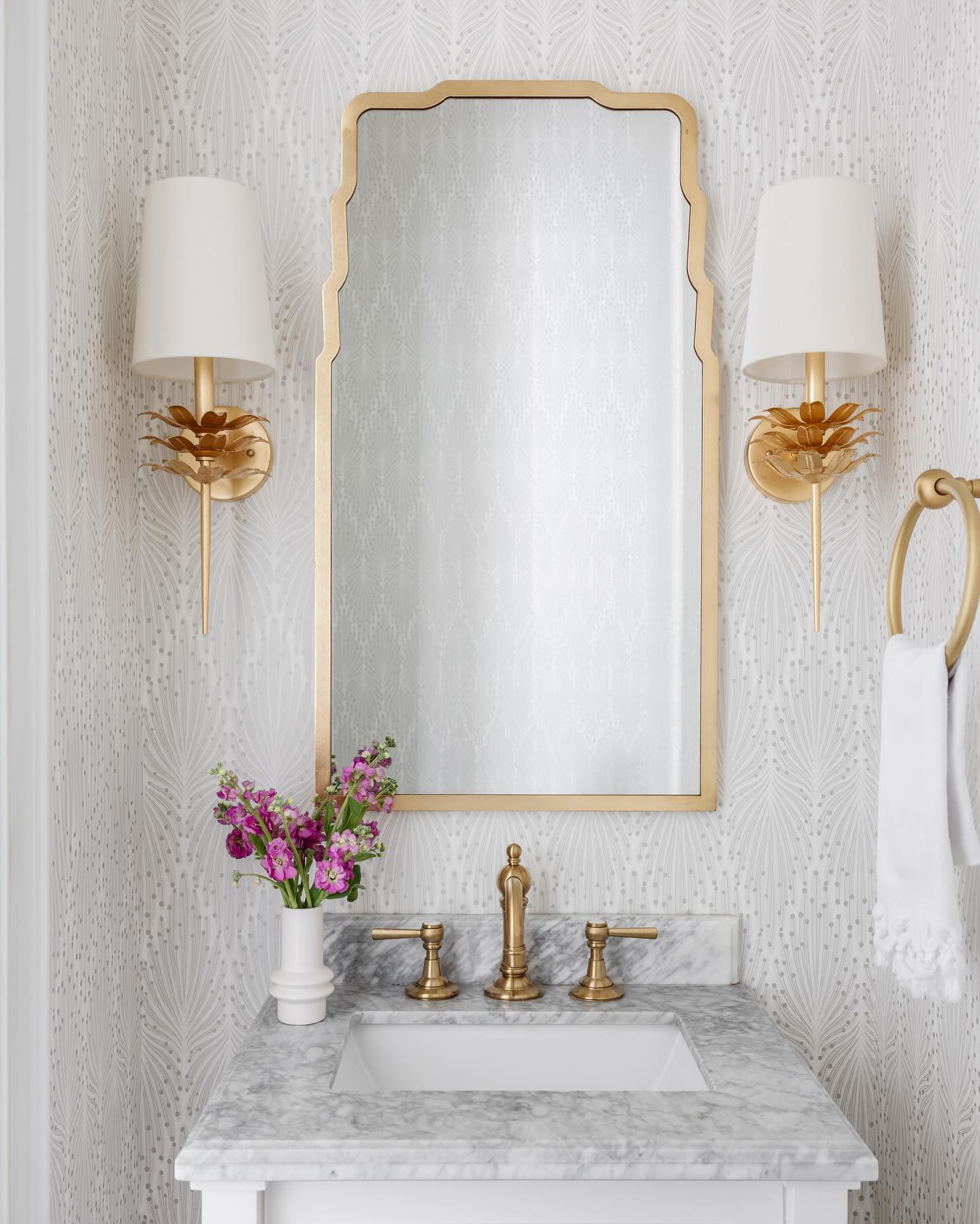 Silva Minimalism Metal Fabric Brass Silver Wall Lamp Dining Room Bedroom