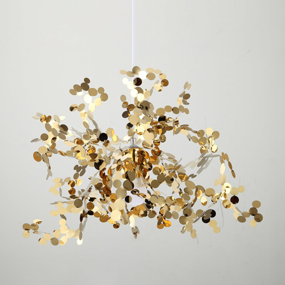 Olivia Suspension Divergence Inhabituelle, Acier Inoxydable, Or/Argent, Salle à Manger/Salon