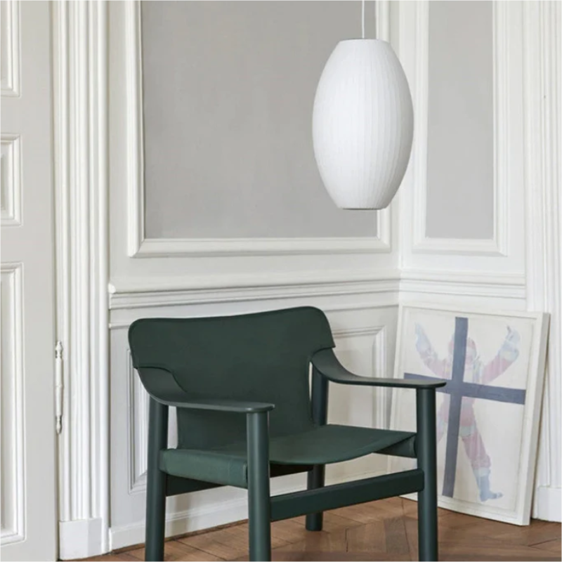 Ritta Suspension Vintage, Métal/Tissu, Blanc, Bar
