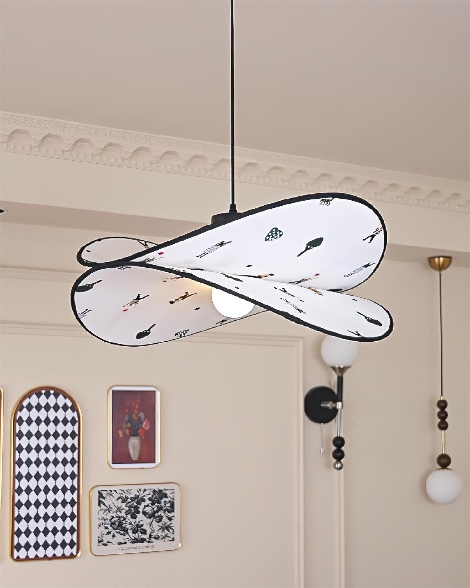Dika Pendant Lamp Fabric Double-Layer - Letslighting