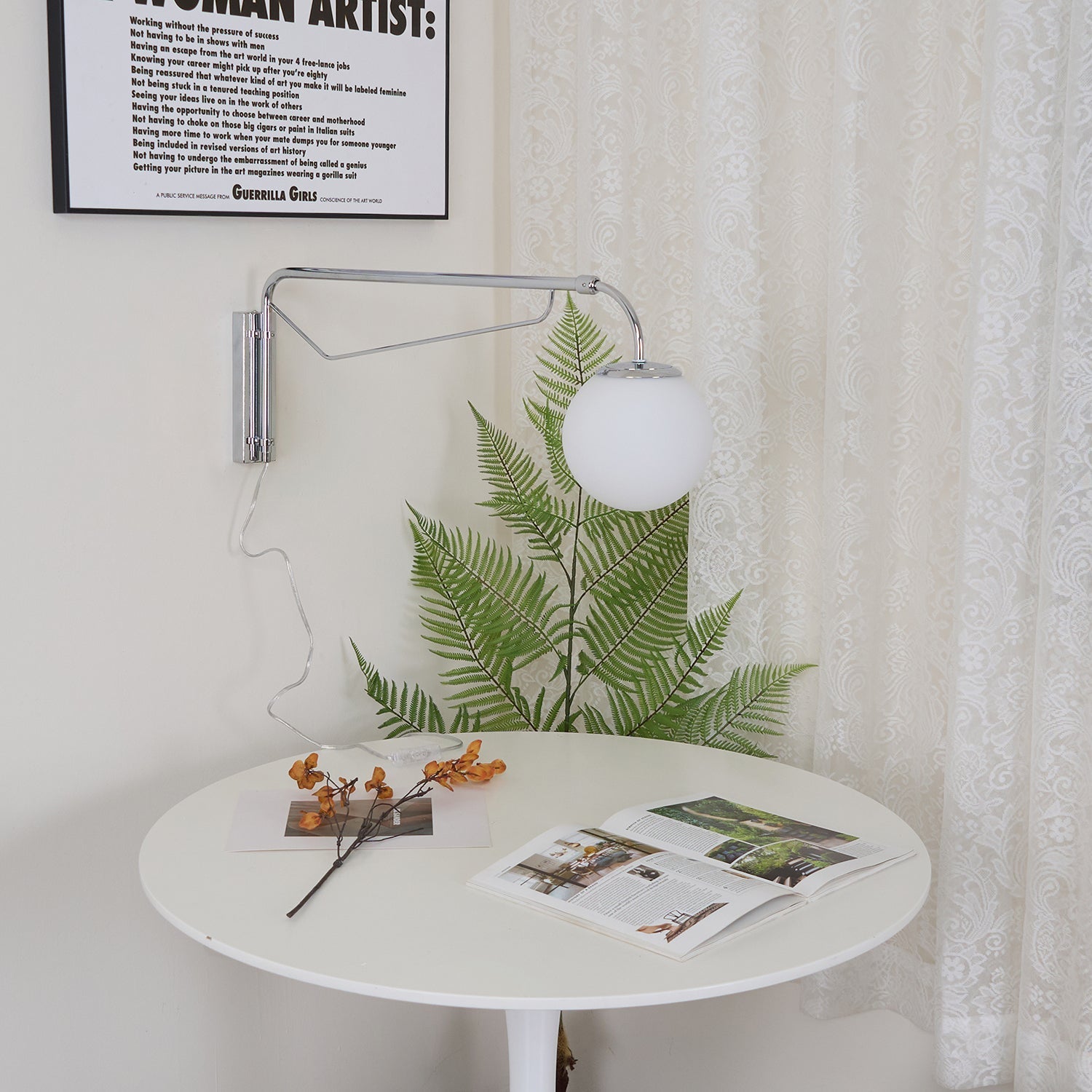 Orbit Modern Swing Arm Wall Lamp - Letslighting