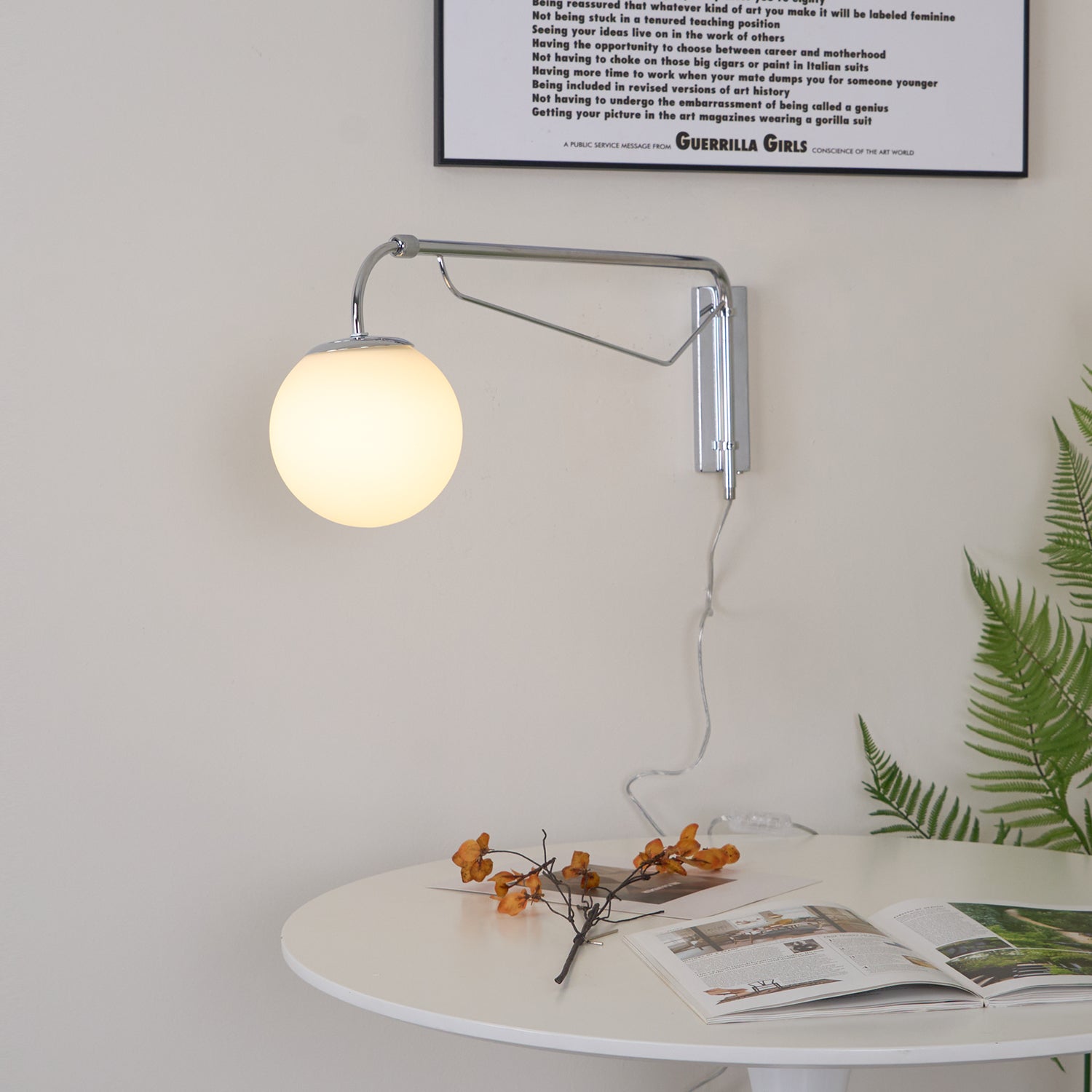 Orbit Modern Swing Arm Wall Lamp - Letslighting