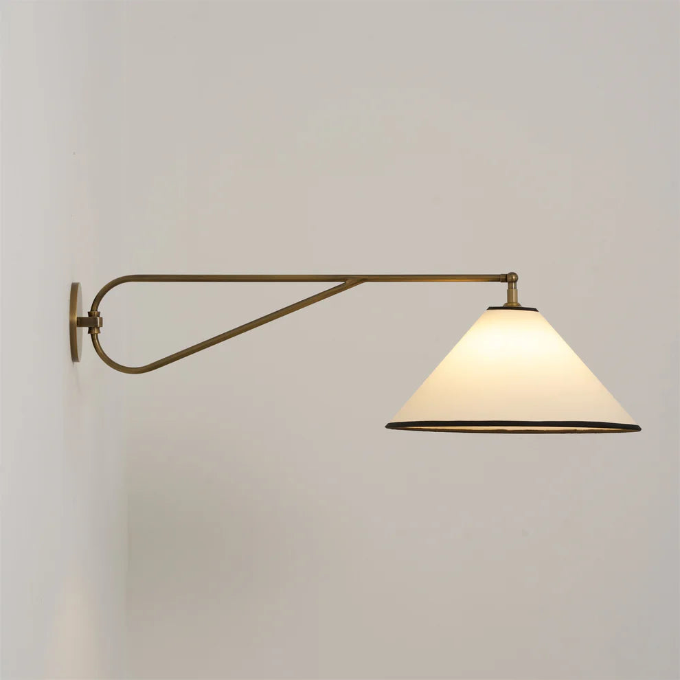 Epoch Vintage Classical Metal Fabric Wall Light Hallway Bedroom