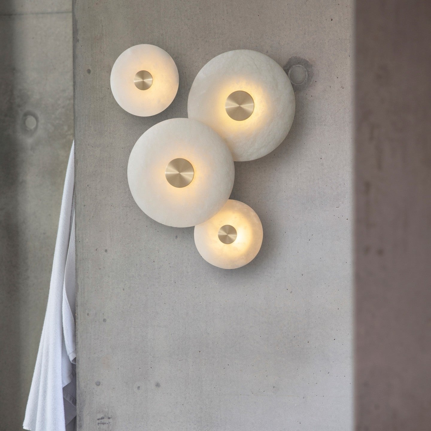 Selina Minimalist Alabaster Ceiling Light - Letslighting