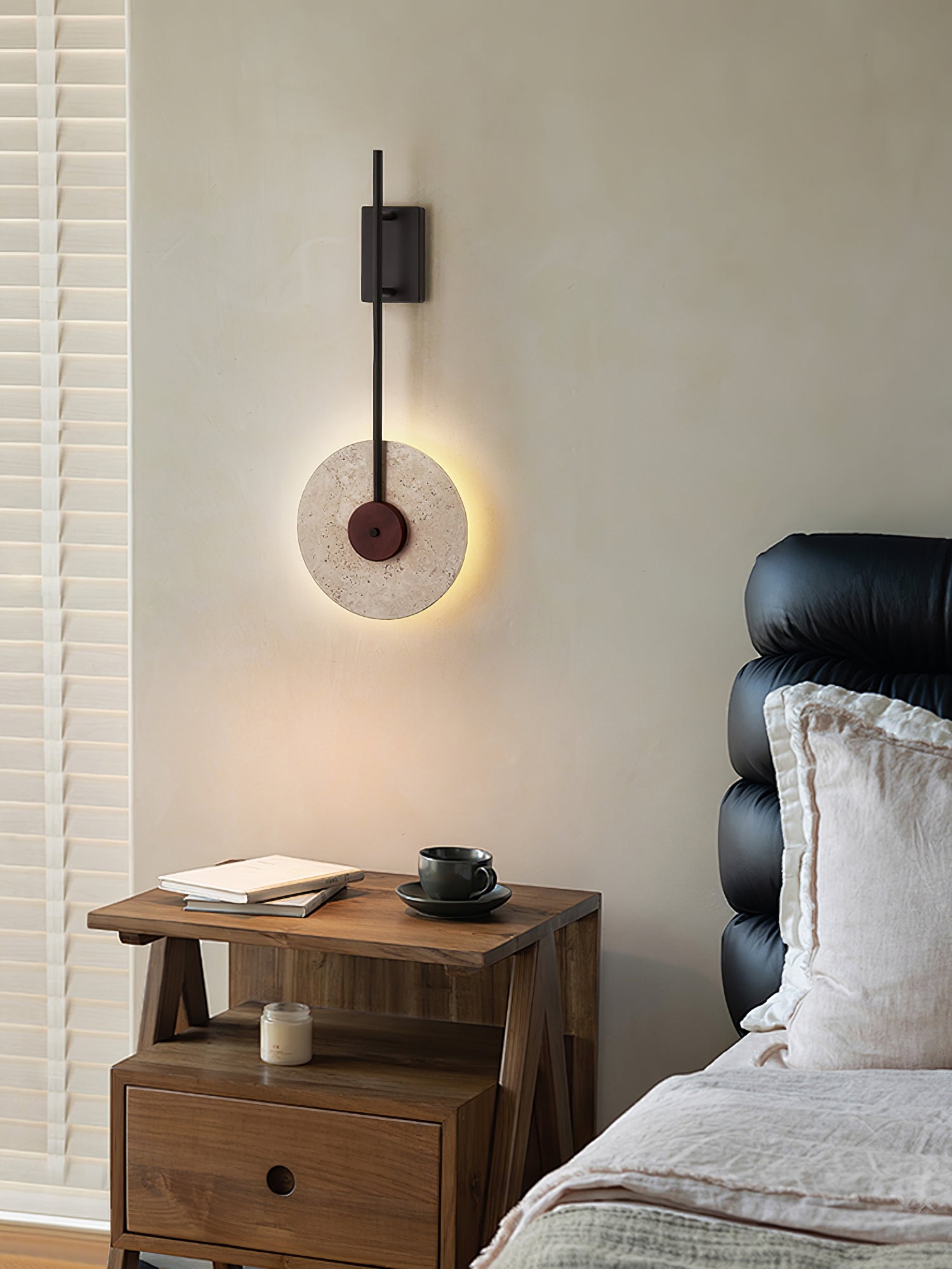 Elysia Travertine Wall Light - Letslighting